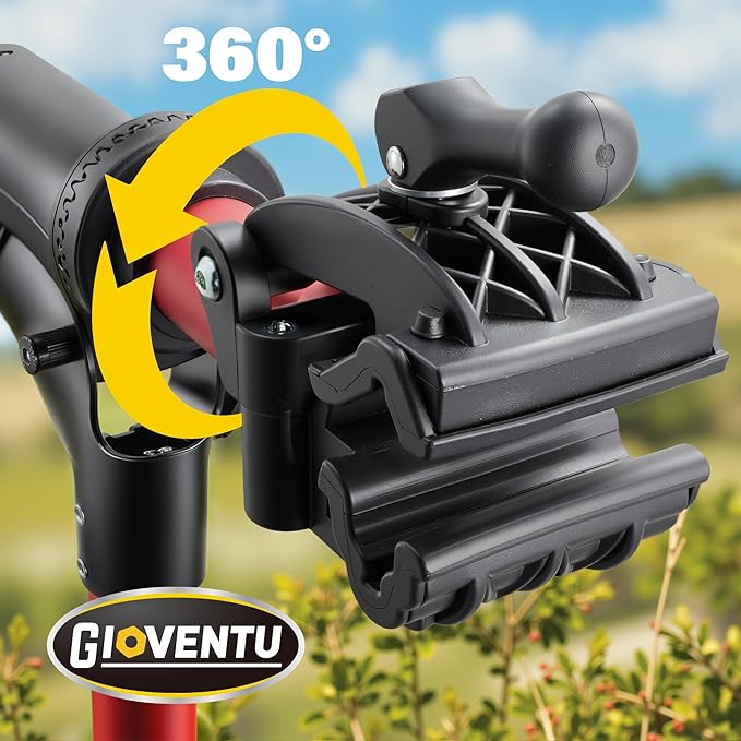 Gioventù 110 LBS E Bike Repair Stand, Heavy Duty Bicycle Maintenance Stand with High-Strength Steel, Bike Mechanic Workstand for E-bikes, Mountain Bikes and Road Bikes - Red-StrideForce Fitness