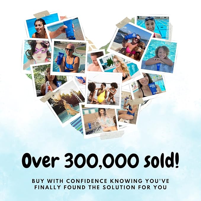 AQUA GUARD Pre-Swim Hair Defense | No More Swim Hair | Prevents Chlorine Damage + Softens Hair While Swimming | Made in California | Color Safe, Leaves Hair Smelling Great | 5.3 oz-StrideForce Fitness