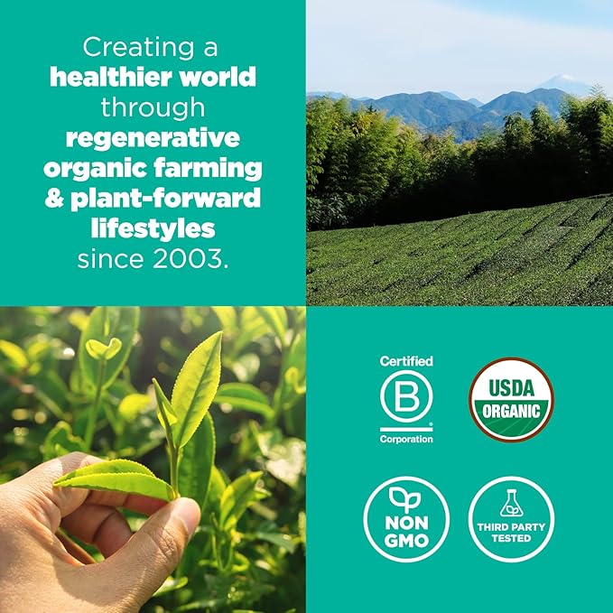 Navitas Organics Matcha Powder – For Tea, Lattes, Smoothies, Desserts & More – Energy & Antioxidants – Premium Culinary Grade – USDA Organic, Non GMO, Gluten Free, Kosher, Vegan (3oz. Bag 85 Servings)-StrideForce Fitness