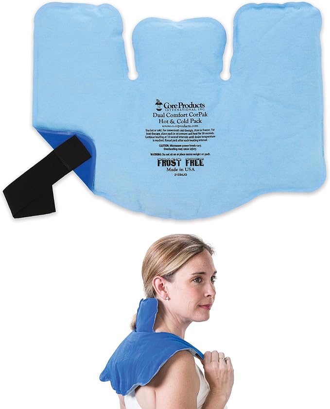 Core Products Dual Comfort CorPak - Reusable hot/Cold Pack for Knee, Back, Shoulder, or Ankle Pain; Use hot or Cold; Made in USA - Size: 11" x 15"-StrideForce Fitness
