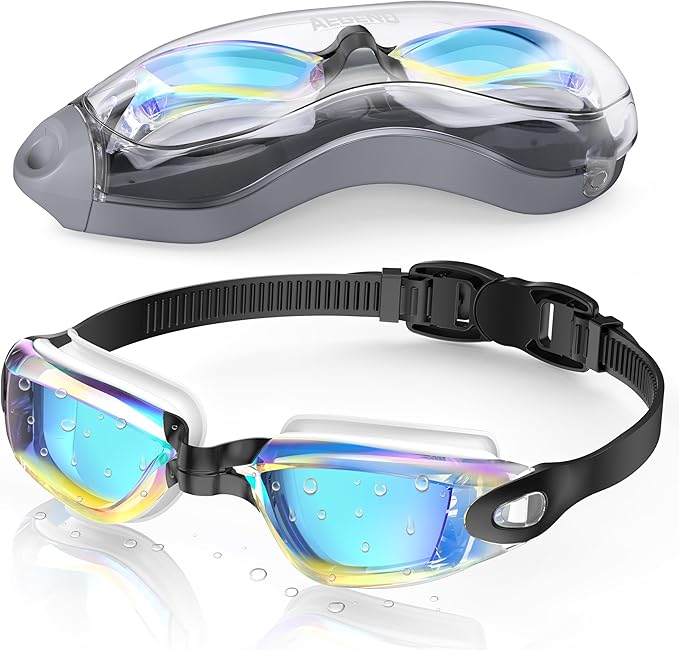 Aegend Swim Goggles, Swimming Goggles No Leaking Full Protection Adult Men Women Youth-StrideForce Fitness