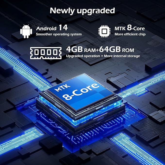 128GB MP3 Player with Bluetooth and WiFi, Android 14, 4GB RAM Portable HiFi Lossless, MP3 & MP4 Player for Kids with 4" Touchscreen, Music Player with Spotify, Amazon Music, Pandora, Play Store, Black-StrideForce Fitness