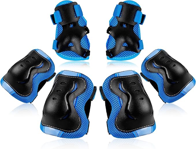 BOSONER Kids/Youth Knee Pad Elbow Pads Guards Protective Gear Set for Roller Skates Cycling BMX Bike Skateboard Inline Skatings Scooter Riding Sports-StrideForce Fitness