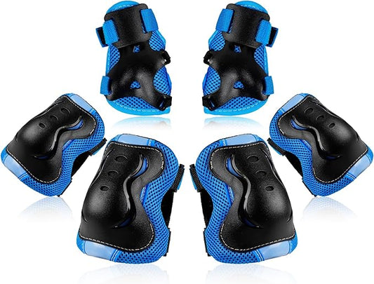 BOSONER Kids/Youth Knee Pad Elbow Pads Guards Protective Gear Set for Roller Skates Cycling BMX Bike Skateboard Inline Skatings Scooter Riding Sports-StrideForce Fitness