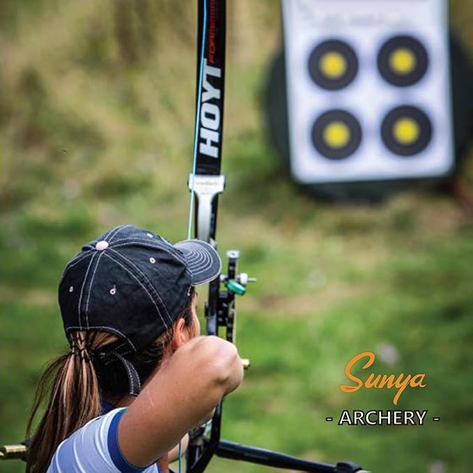SUNYA X510 Field & Competition Hip Arrow Quiver | 3-Slot Noise-Free Archery Quiver with Sturdy Storage System (42x18cm)-StrideForce Fitness