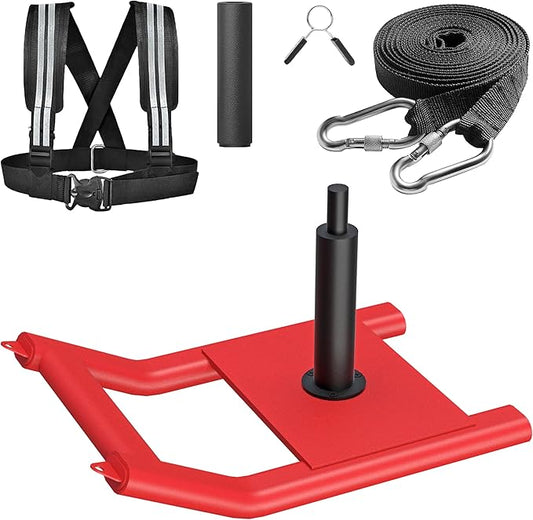 Weight Sled for Training - Heavy Duty Football Sled for Lineman, Sled Pull Workouts, Speed & Strength Training, Football Blocking Sled, Running Sled for Athletes, Weighted Sled for Outdoor & Indoor Workouts-StrideForce Fitness