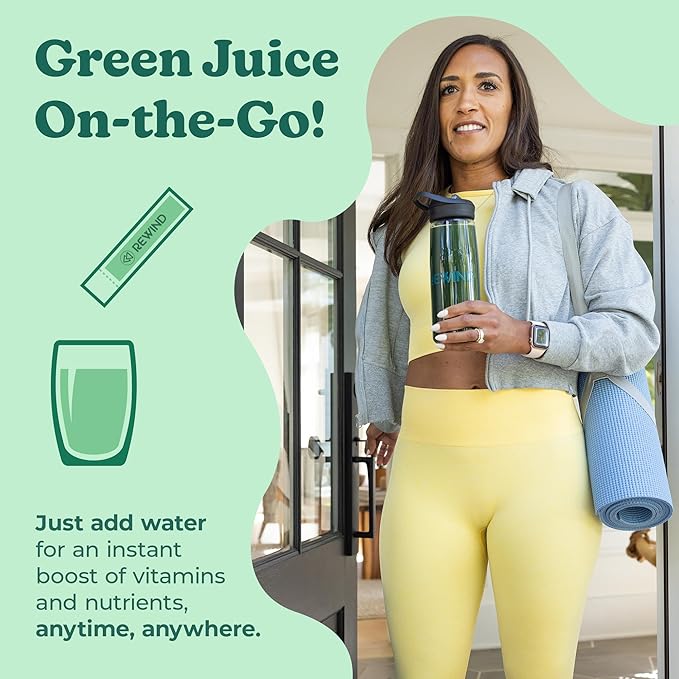 Best Tasting Vita Variety Sample Stick Pouch - Super Greens Powder Packets - Delicious Green Juice Drink Mix with Amazing Flavor - Over 40 Superfoods - Variety Pack-StrideForce Fitness