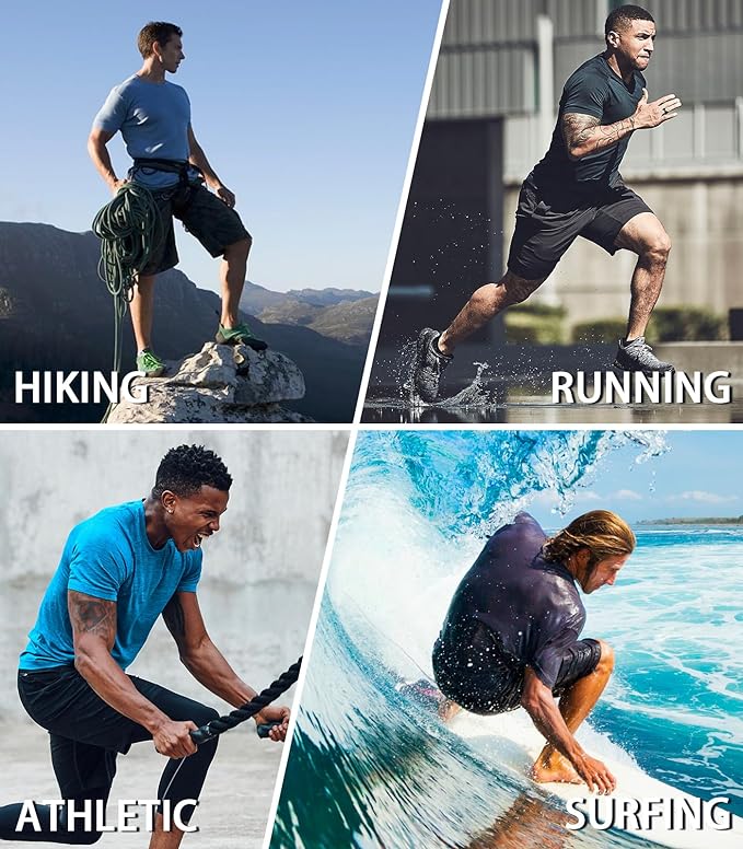 NORTHYARD Men's UPF 50+ Sun Protection Shirts Swim SPF UV Quick Dry Short Sleeve T-Shirts for Athletic Fishing Rash Guard-StrideForce Fitness