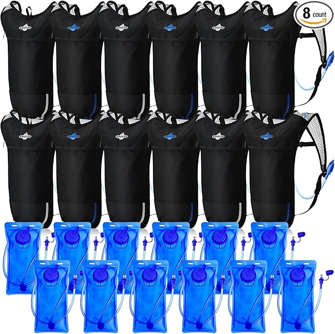 Sweetude Hydration Backpack Set with 2L Water Bladder for Men and Women Lightweight Water Pack for Cycling Biking Hiking Running Climbing-StrideForce Fitness