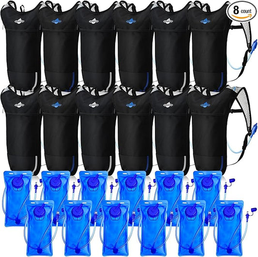 Sweetude Hydration Backpack Set with 2L Water Bladder for Men and Women Lightweight Water Pack for Cycling Biking Hiking Running Climbing-StrideForce Fitness