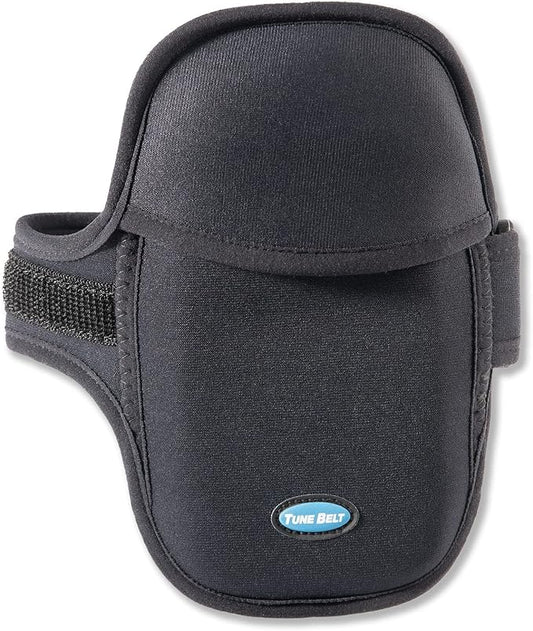 Tune Belt AB93 Cell Phone Armband Case Water Resistant Running Holder for iPhone Pro Max Plus (15/14/13/12/11/X/XS/XR/8) Galaxy S Ultra Plus Edge Note (23/22/21/20) Adjustable Strap & Key Pocket-StrideForce Fitness