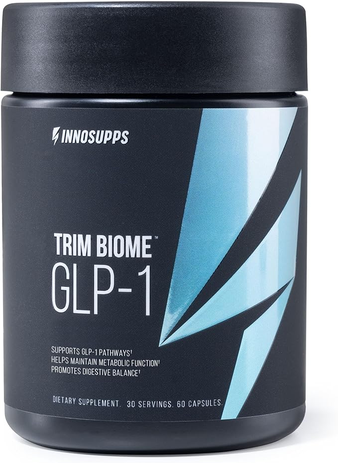 InnoSupps Trim Biome™ GLP-1 | Gut Health + Metabolic Support* | Prebiotic + Probiotic + Postbiotic | Akkermansia + Berberine | 60 Capsules. 30 Servings-StrideForce Fitness