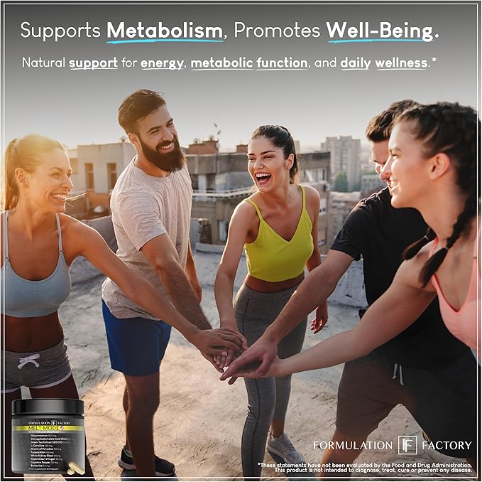 Melt Mode 10-in-1 Wellness Supplement with Green Tea Extract, L-Carnitine, CLA, Glucomannan, Apple Cider Vinegar & More, Supports Metabolism & Energy (2 Month Supply, 120 Capsules)-StrideForce Fitness