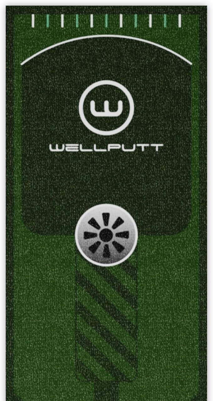 WELLPUTT - Golf Putting Training Mat - 8ft Essential-StrideForce Fitness