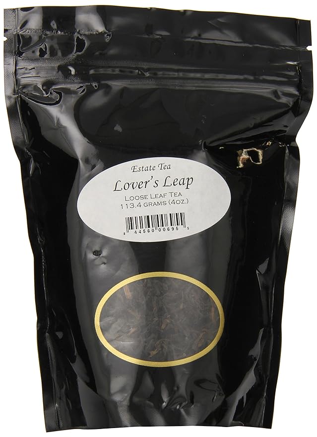Lover's Leap Estate Loose Leaf Tea 4oz | High Grown Ceylon Black Tea from Nuwara Eliya | Floral and Light Flavor | Ethical Tea Partnership Estate | Premium After Dinner Brew-StrideForce Fitness