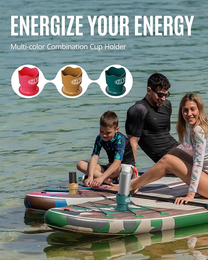 ZLX Cup Paddle Board Kayak Cup Holder, Stand Up Paddle Board Cup Holder Paddleboard Accessories Surfboards, Canoes Kayak Holder for Types of Cup Bottle Drink-StrideForce Fitness