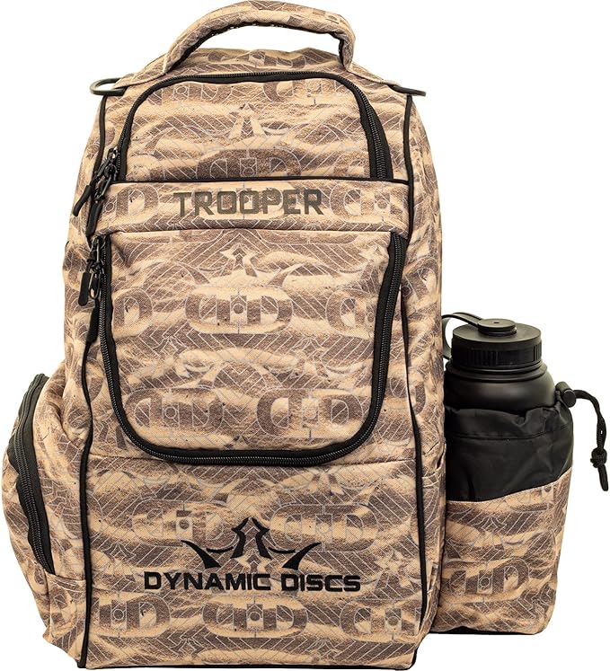 Dynamic Discs Trooper Disc Golf Bag | Large Frisbee Bags with 18+ Discs Capacity | Lightweight & Durable Backpack | Great Gifts or Disc Golf Accessories for Men | Ideal for Beginners & Pro Players-StrideForce Fitness