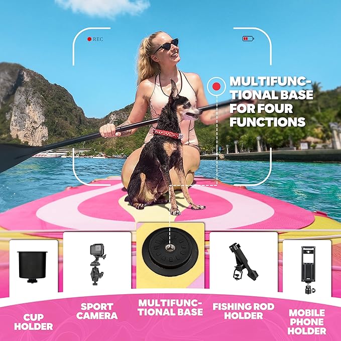 Starcity 11'6"*34"*6" Stand Up Paddle Board,Inflatable Paddle Boards for Adults w/a Simple and Non Slip Design, Moderate Length and Easy Operation, Suitable for Adults.-StrideForce Fitness