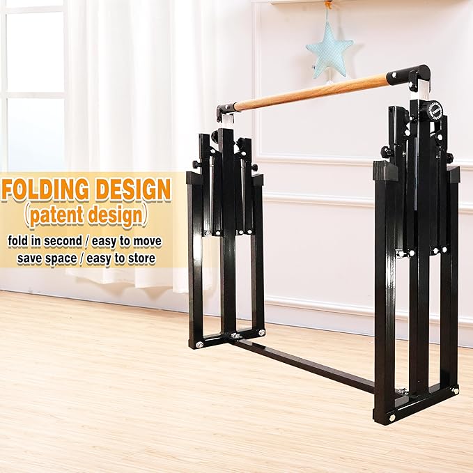 4FT/5FT Gymnastic Bar Set Gymnastics Horizontal Bar Gymnastics Kip Bar for Kids Home Use-StrideForce Fitness