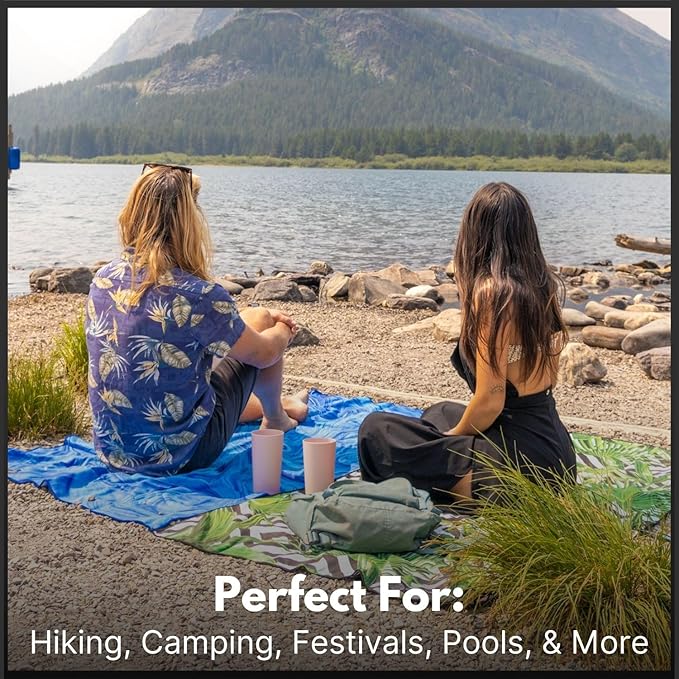 ECCOSOPHY Microfiber Beach Towel - Sand Free Towels are Quick Dry, Light Weight, Super Absorbent - Perfect Pool, Travel, Cruise, Camping Essentials - Oversized Extra Large for Adults 71x35 in-StrideForce Fitness