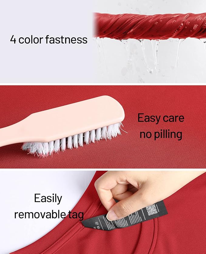 MIER Men's Quick Dry Workout Shirts Moisture Wicking Running Athletic Performance T-Shirts Recycled Polyester Top Tee-StrideForce Fitness