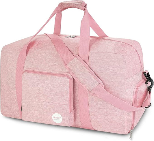 WANDF Foldable Travel Duffel Bag 60-120L Duffle Carry on for Women and Men-StrideForce Fitness