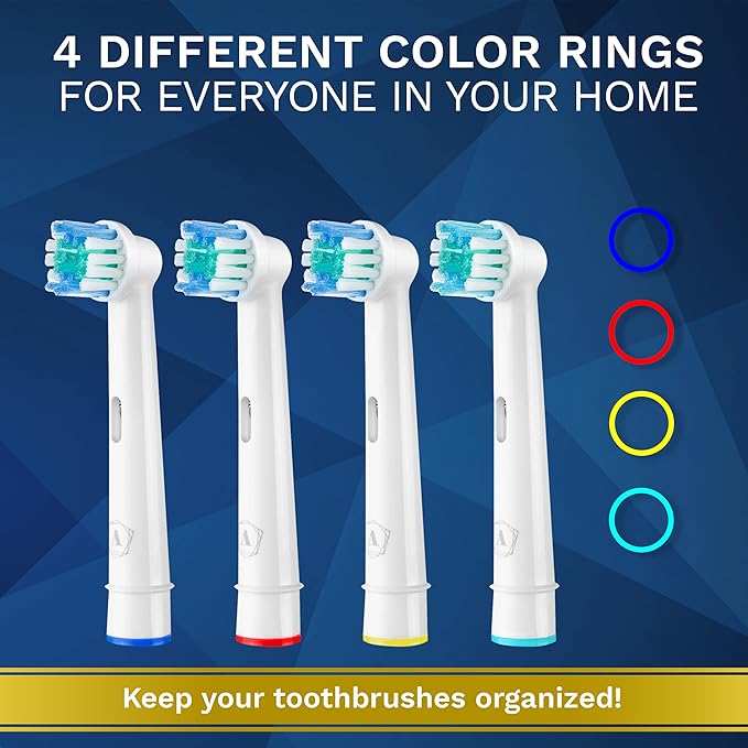 Replacement Toothbrush Heads Compatible with Oral B - 16 Pack Aster Toothbrush Head Compatible with Oral B Braun Professional Electric Brush Heads Refill for 7000/Pro 1000/9600/ 5000/3000/8000