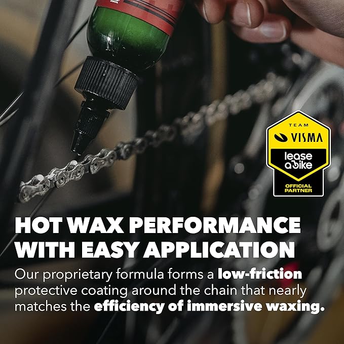 SILCA Super Secret Bike Chain Lube - Liquid Chain Wax to Clean, Smooth & Silence - Ultra Fast Bike Lube - Special Formula for Friction Reduction & Improved Wattage Output in All Weather-StrideForce Fitness