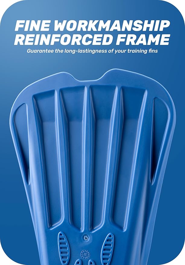 CAPAS Swim Training Fins Comfortable Silicone Lap Swimming Short Blade Floating Flippers with Mesh Bag for Adult Men Women Build Leg Strength-StrideForce Fitness