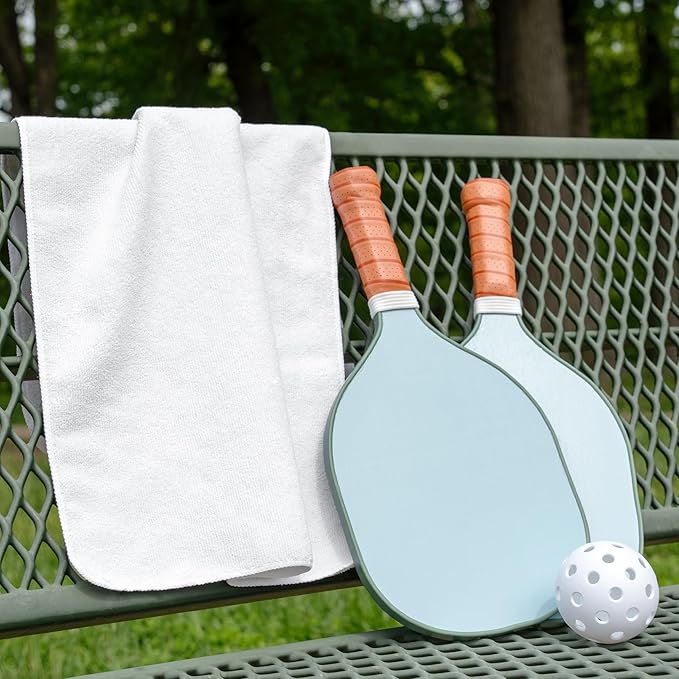 S&T INC. Microfiber Gym Towels, Yoga Towel for Home and Gym Bag, 16 Inch x 27 Inch, 6 Pack-StrideForce Fitness