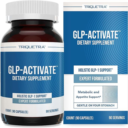 GLP-Activate | Hunger & Metabolism Support - Formulated to Help Support GLP-1 Pathways - Expert Formulated Supplement - 1 Capsule for Balanced Appetite & Metabolic Wellness Daily (90 Servings)-StrideForce Fitness