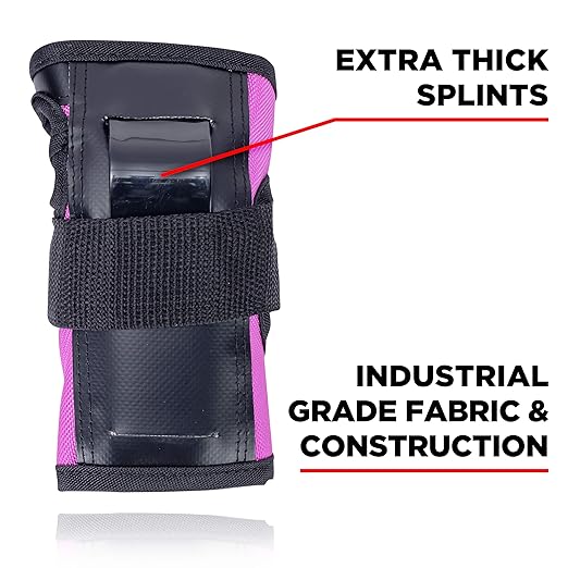 187 Killer Pads Six Pack Pad Set, Elbow Pads, Knee Pads, and Wrist Guards - Ideal for Skateboarding, Roller Skating, and Inline Skating-StrideForce Fitness