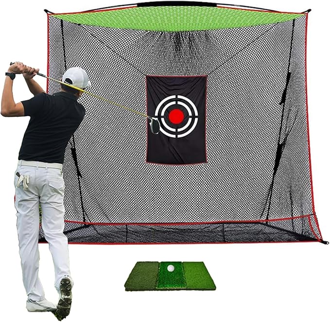 Golf Net for Backyard Drivin Heavy Duty Golf Hitting Practice Net Large Outdoor Indoor for Use10x8FT-StrideForce Fitness
