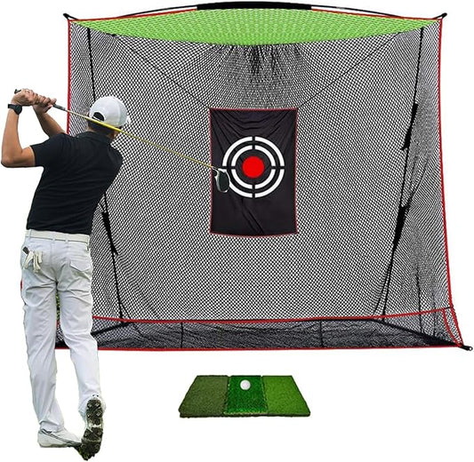 Golf Net for Backyard Drivin Heavy Duty Golf Hitting Practice Net Large Outdoor Indoor for Use10x8FT-StrideForce Fitness