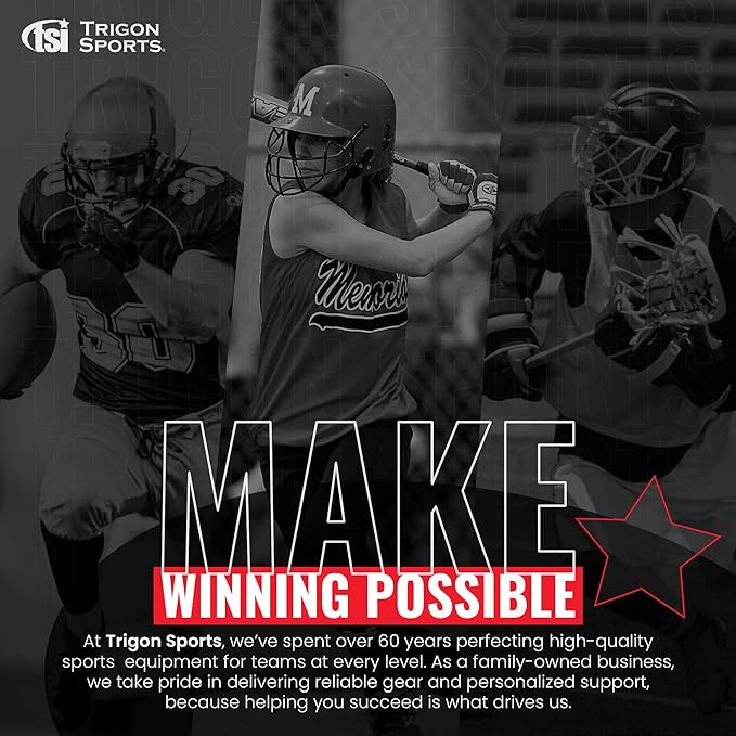 Trigon Sports Lacrosse Goal, 72” x 72” Portable Lacrosse Nets for Backyard, Steel Frame Lax Goal Hockey Soccer Training Equipment for Practice & Accuracy-StrideForce Fitness