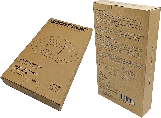 Flexible Large Gel Ice Pack for Shoulders, Arms, Back and Thighs. Hot & Cold Therapy Wrap-StrideForce Fitness