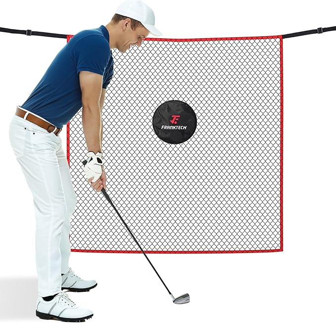Golf Practice Net - Heavy Duty Driving Range Net with High Impact Chipping Target, Include Carry Bag and Golf Balls for Indoor Outdoor-StrideForce Fitness
