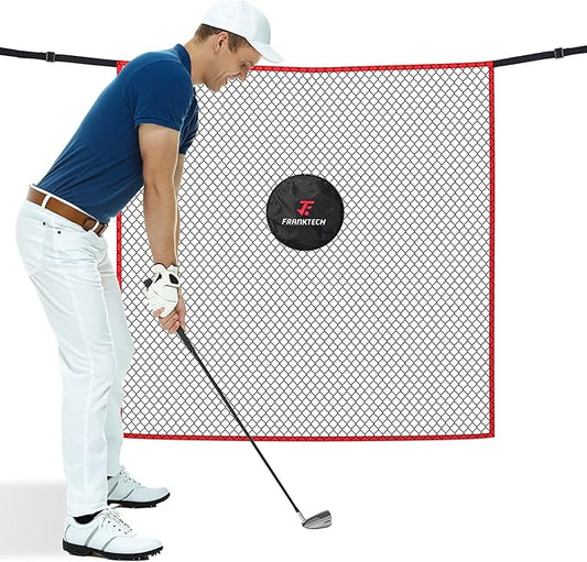 Golf Practice Net - Heavy Duty Driving Range Net with High Impact Chipping Target, Include Carry Bag and Golf Balls for Indoor Outdoor-StrideForce Fitness