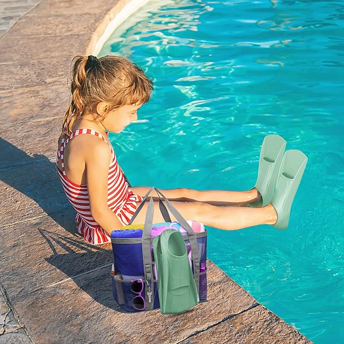 Gintenco Swim Fins, Kids Swim Training Fins for Lap Swimming, Travel Size Flippers with Mesh Bag, Silicone Swimming Fins for Kids Teens Adults Women Men-StrideForce Fitness