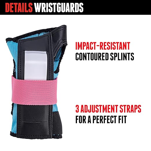 Triple Eight Saver Series 3-Pack Pad Set– Ideal for Skateboarding, In-line Skating, Roller Skating, and Biking-StrideForce Fitness