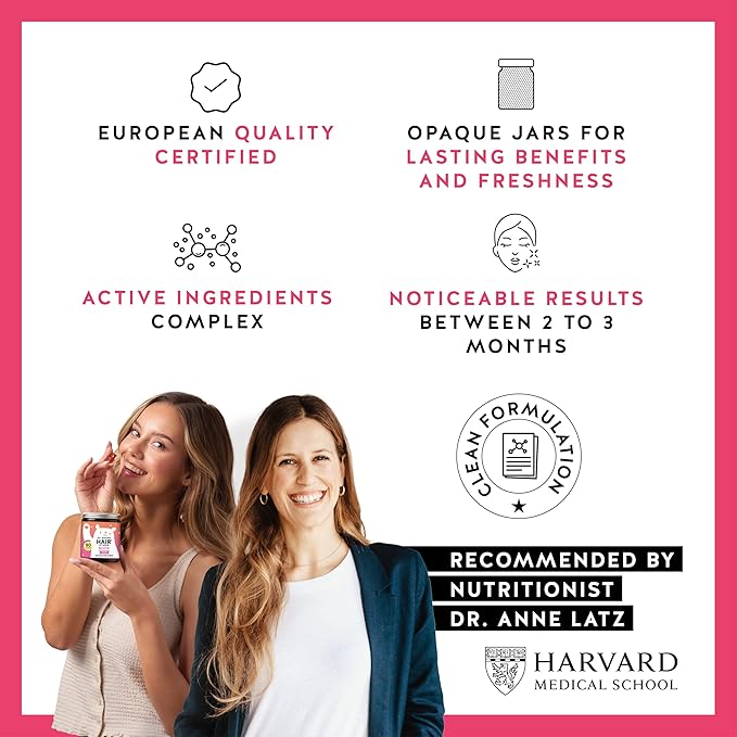 Biotin Gummies for Hair, Skin & Nails. 5,000 mcg High Potency Vegan Vitamins for Faster Hair Growth, Stronger Nails & Healthy Skin. with Vitamins C & E, 60 Gummies-StrideForce Fitness