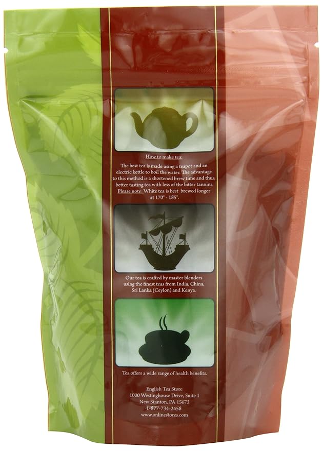 English Tea Store Loose Leaf, Czar Nicolas Russian Caravan Tea Pouches, 4 Ounce (Pack of 2)-StrideForce Fitness