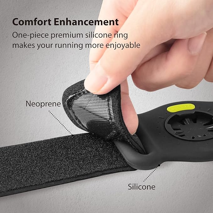 BONE Run Tie Connect Kit 2, Running Cell Phone Holder, Detachable & 360° Rotatable Sport Armband, Skin-Friendly Silicone Workout Phone Carrier Compatible with Most Smartphones (Connection Kit)-StrideForce Fitness