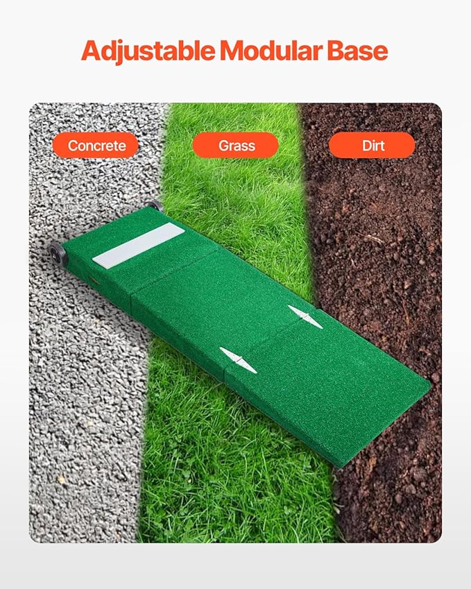 VEVOR Pitching Mound, Baseball Game Mound, Indoor/Outdoor Pitching Practice and Training Equipment, Softball Pitching Aids with Antifade Turf and Pitching Rubber-StrideForce Fitness