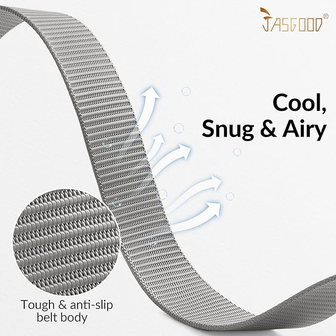 JASGOOD Nylon Canvas Breathable Military Tactical Men Waist Belt With Plastic Buckle-StrideForce Fitness