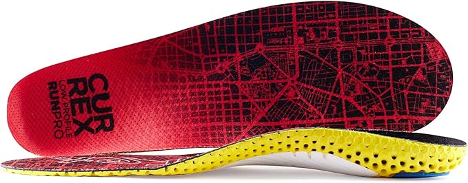 CURREX RunPro Insoles for Running Shoes – Arch Support Inserts to Help Reduce Fatigue, Prevent Injuries & Boost Performance – for Men & Women – Low Arch, 2X Size-StrideForce Fitness
