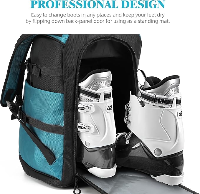 Ski/Snowboard Boot Bag/Skating Bag | Excellent for Store and Transport Gear, Jacket, Helmet, Goggles, Gloves & Accessories-StrideForce Fitness