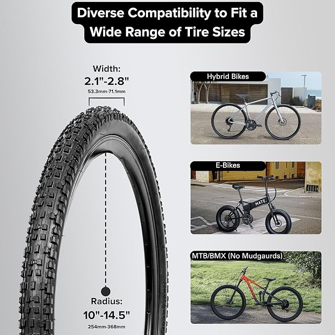 Bicycle Rack for Garage and Indoor Use, Adjustable, Foldable Bike Rack Set of 2 - Wall Mount for Road, Hybrid, Small Mountain, BMX Bikes - Secure and Space Saving Bike Storage (2 Pack)-StrideForce Fitness