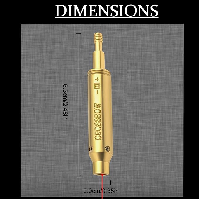 GOTICAL Archery Crossbow Bow Arrow Red Laser Sighting Tool Boresighter Bore Sight-StrideForce Fitness