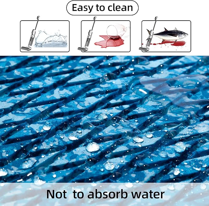 FOCEAN Boat Flooring EVA Foam Boat Decking Faux Teak Marine Flooring Boat Mat Boat Carpet Sheet for Motorboat RV Yacht Kayak Surfboard, 94.5"x 47.2"/35.4"/23.6"/15.7"-StrideForce Fitness